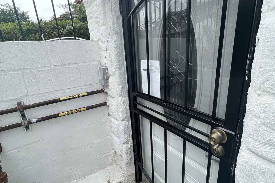 Security Door Installed
